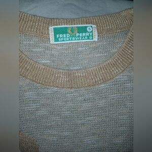 Fred Perry Gold Crewneck Sweater